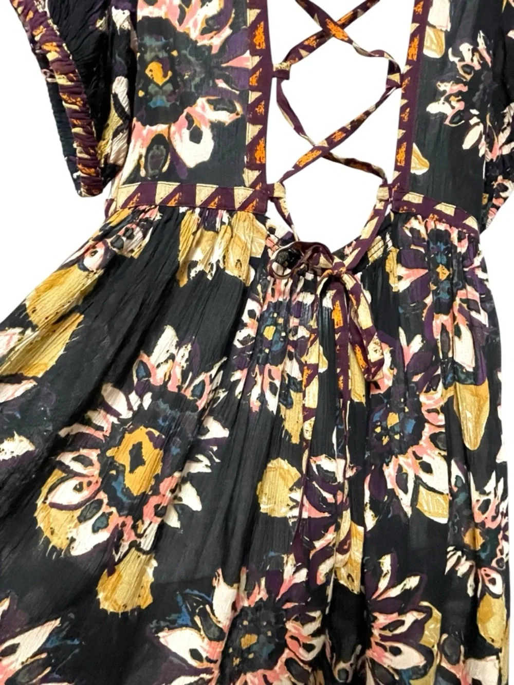 NWT FREE PEOPLE One the Edge Floral Romper M